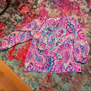 Lilly Pulitzer Elsa Silk Top in XL